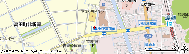 鳥一　高田店周辺の地図