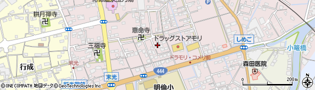佐賀県鹿島市末光周辺の地図