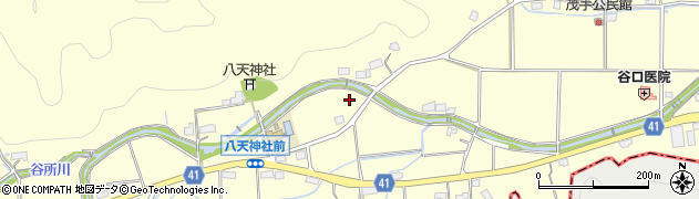 佐賀県嬉野市塩田町大字谷所周辺の地図
