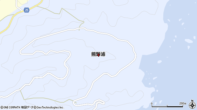 〒789-1716 高知県幡多郡黒潮町熊野浦の地図