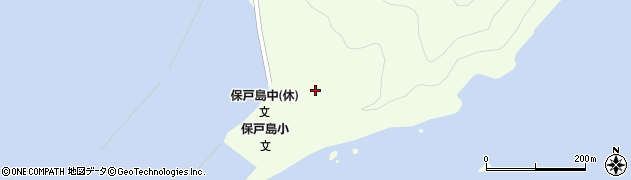 大分県津久見市保戸島44-1周辺の地図