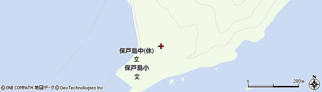 大分県津久見市保戸島53周辺の地図