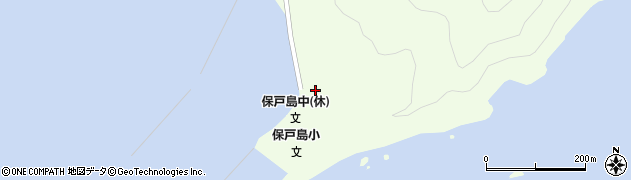 臼杵津久見警察署　保戸島警察官駐在所周辺の地図