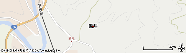 高知県黒潮町（幡多郡）熊井周辺の地図