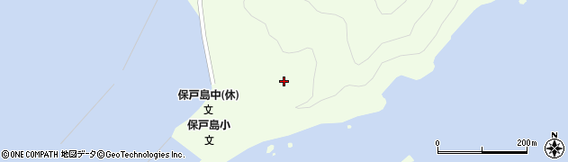 大分県津久見市保戸島206周辺の地図