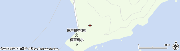 大分県津久見市保戸島52周辺の地図