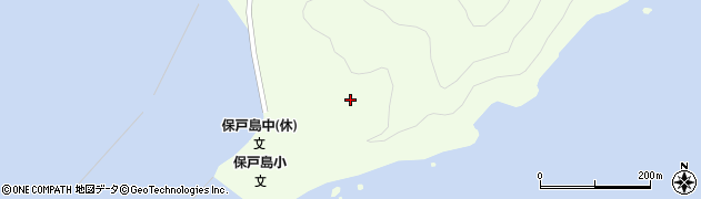 大分県津久見市保戸島153周辺の地図