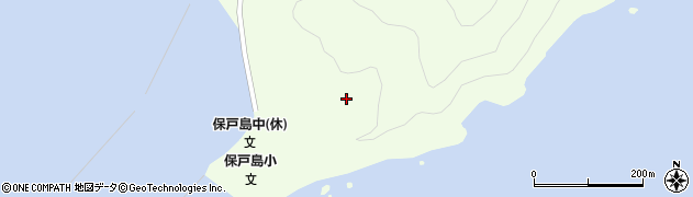 大分県津久見市保戸島205周辺の地図