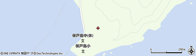 大分県津久見市保戸島86周辺の地図