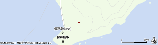 大分県津久見市保戸島74周辺の地図