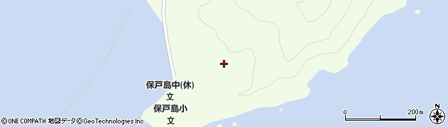 大分県津久見市保戸島151周辺の地図