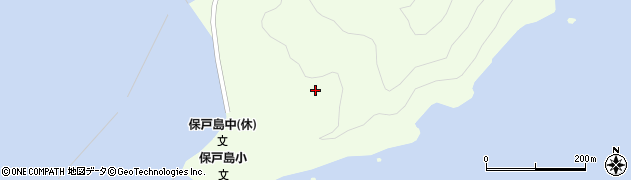 大分県津久見市保戸島158周辺の地図