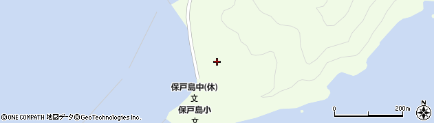 大分県津久見市保戸島95周辺の地図