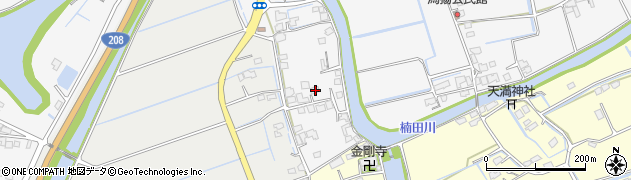 福岡県みやま市高田町江浦1404周辺の地図