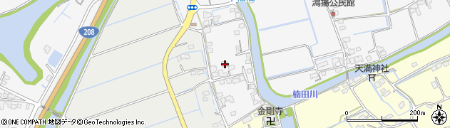 福岡県みやま市高田町江浦1402周辺の地図