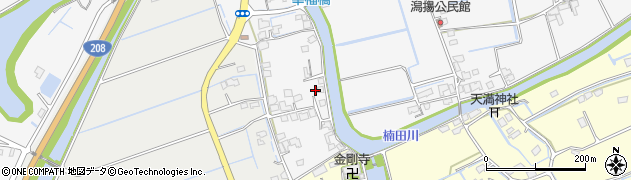 福岡県みやま市高田町江浦1413周辺の地図