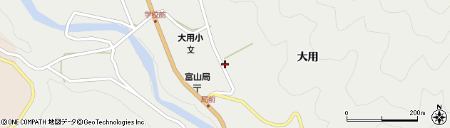 高知県四万十市大用343周辺の地図
