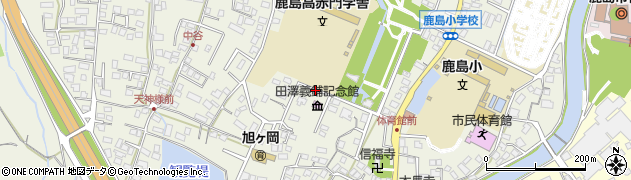 田澤記念館周辺の地図