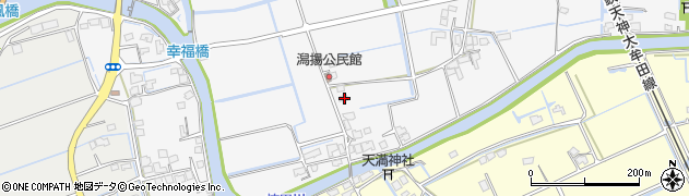 福岡県みやま市高田町江浦1124周辺の地図