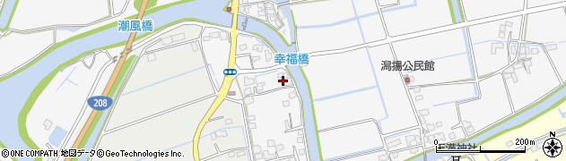 福岡県みやま市高田町江浦1372周辺の地図