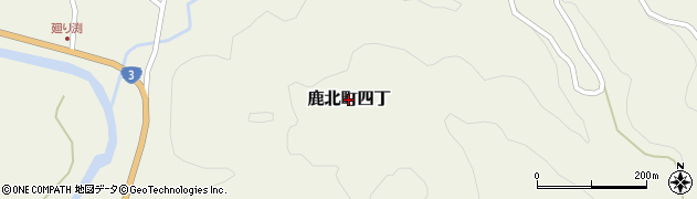 熊本県山鹿市鹿北町四丁周辺の地図