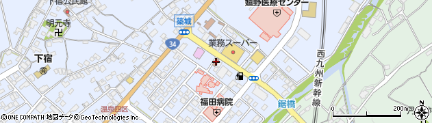 下宿簡易郵便局周辺の地図