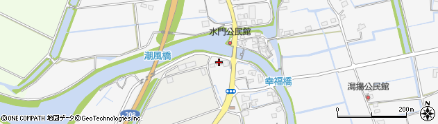 福岡県みやま市高田町江浦1355周辺の地図
