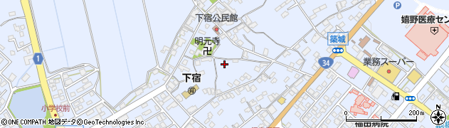 佐賀県嬉野市嬉野町大字下宿周辺の地図