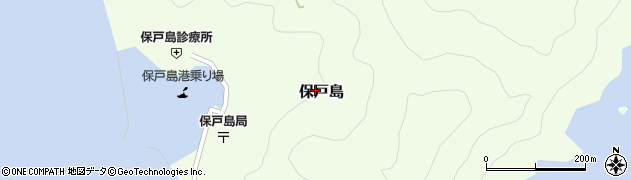 大分県津久見市保戸島1410周辺の地図
