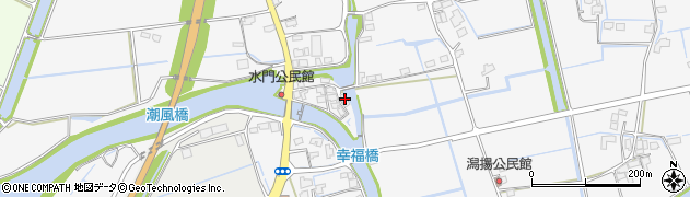 福岡県みやま市高田町江浦1362周辺の地図