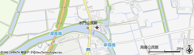 福岡県みやま市高田町江浦1360周辺の地図