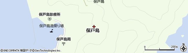 大分県津久見市保戸島1407周辺の地図