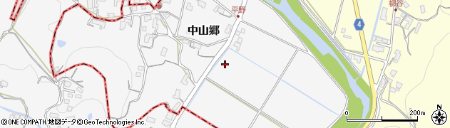 長崎県波佐見町（東彼杵郡）中山郷周辺の地図