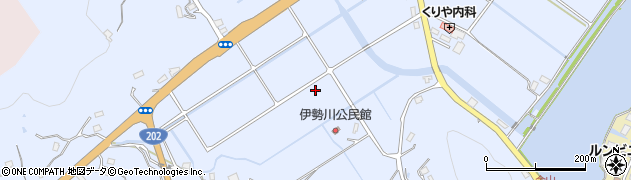 長崎県佐世保市指方町周辺の地図