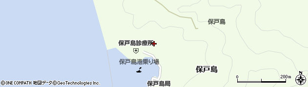 大分県津久見市保戸島966周辺の地図