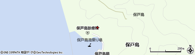 大分県津久見市保戸島889周辺の地図