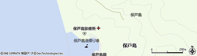 大分県津久見市保戸島967周辺の地図