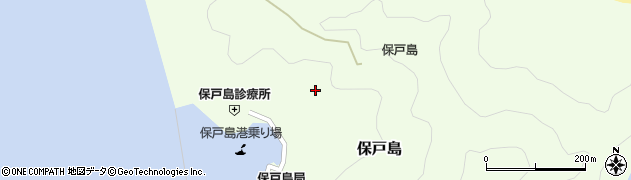 大分県津久見市保戸島1105周辺の地図