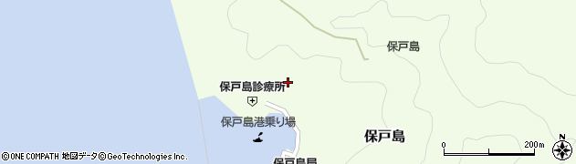 大分県津久見市保戸島964周辺の地図