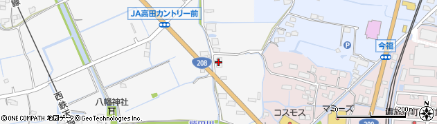 福岡県みやま市高田町江浦280周辺の地図