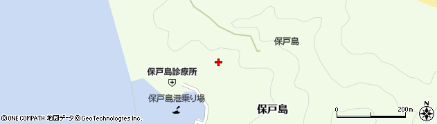 大分県津久見市保戸島980周辺の地図