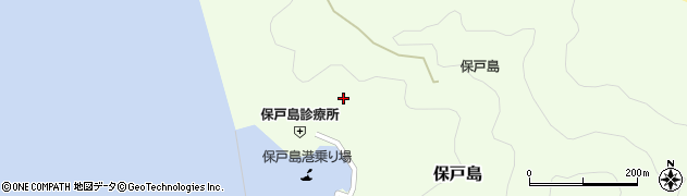 大分県津久見市保戸島962周辺の地図
