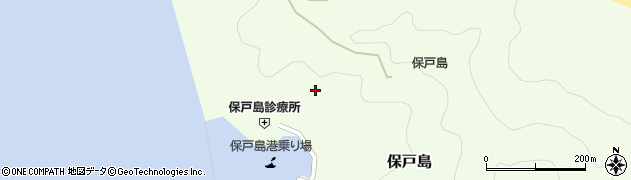 大分県津久見市保戸島975周辺の地図