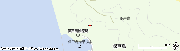 大分県津久見市保戸島956周辺の地図