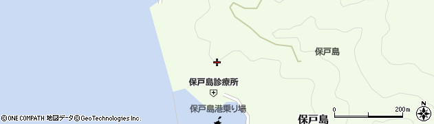 大分県津久見市保戸島853周辺の地図