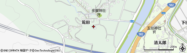 大分県臼杵市前田382周辺の地図