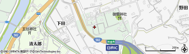大分県臼杵市野村596周辺の地図