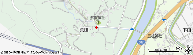 大分県臼杵市前田386周辺の地図