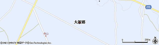 東京都八丈町（八丈島）大賀郷周辺の地図