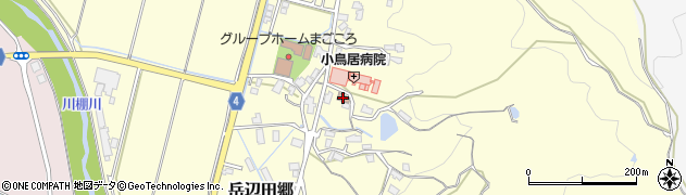 岳辺田公民館周辺の地図